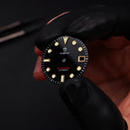 Close-up of the Pathfinder Gold SE dial