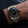 Subrosa Pathfinder Gold SE on the wrist
