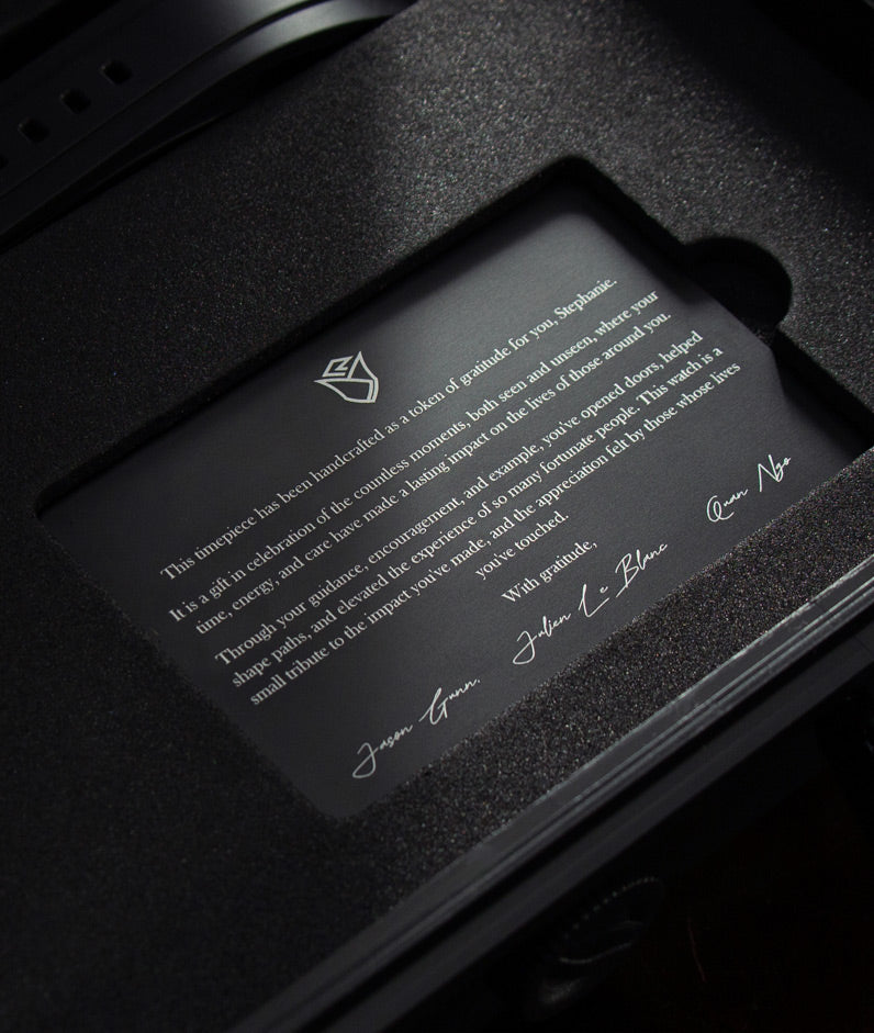 Storycard engraving