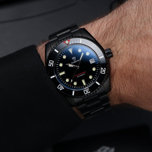 Subrosa Pathfinder Black SE on the wrist